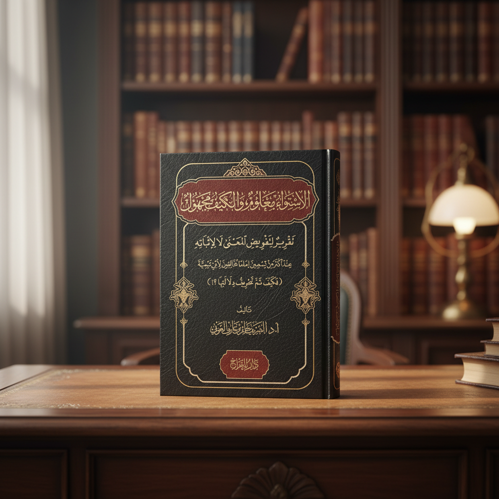 Al-Istiwāʾ Maʿlūm wa al-Kayf Majhūl
الاستواء معلوم والكيف مجهول
Sharīf Ḥātim ibn ʿĀrif al-ʿAwnī