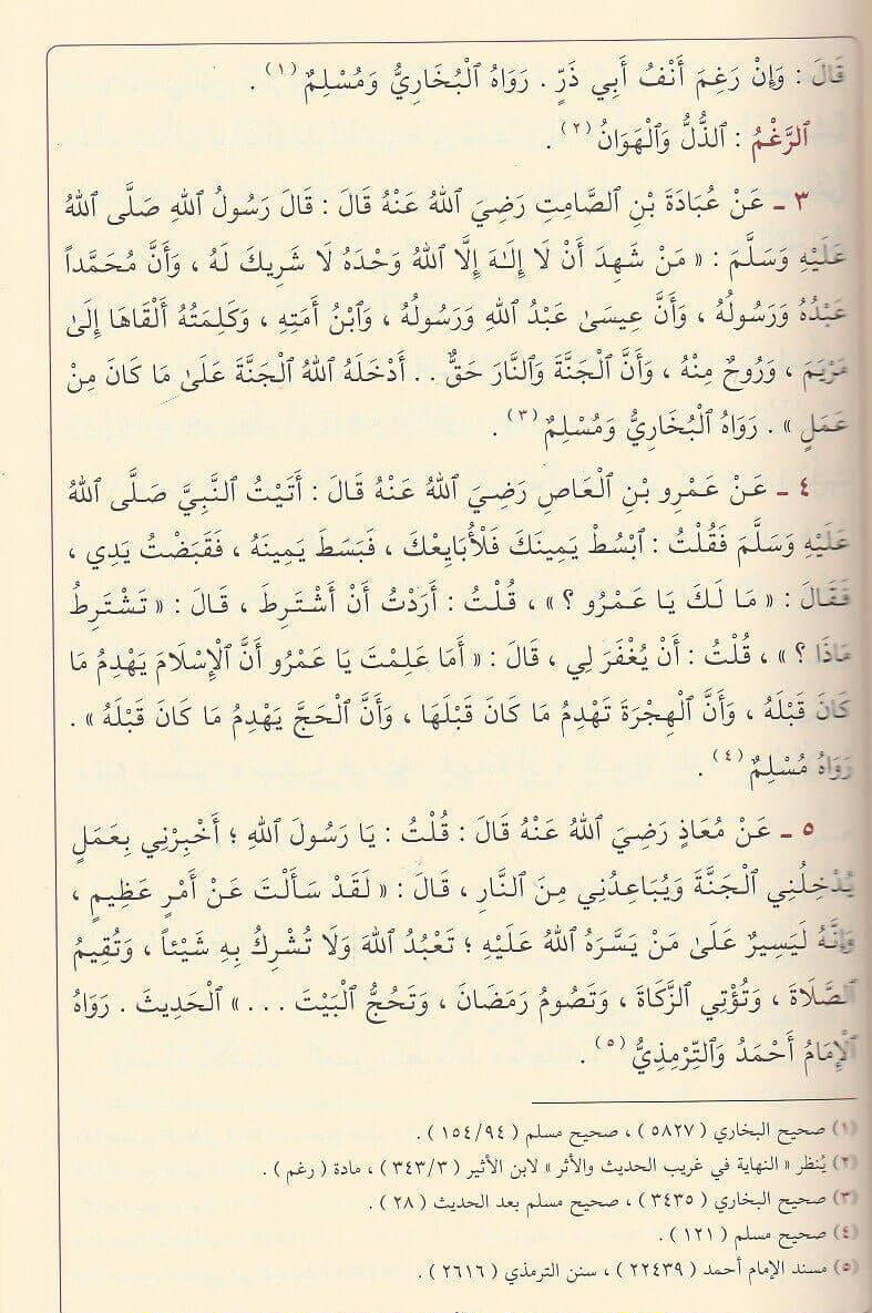 الأربعون أربعين من أحاديث سيد المرسلين Arabic Hadith Collection Imam Nabhani