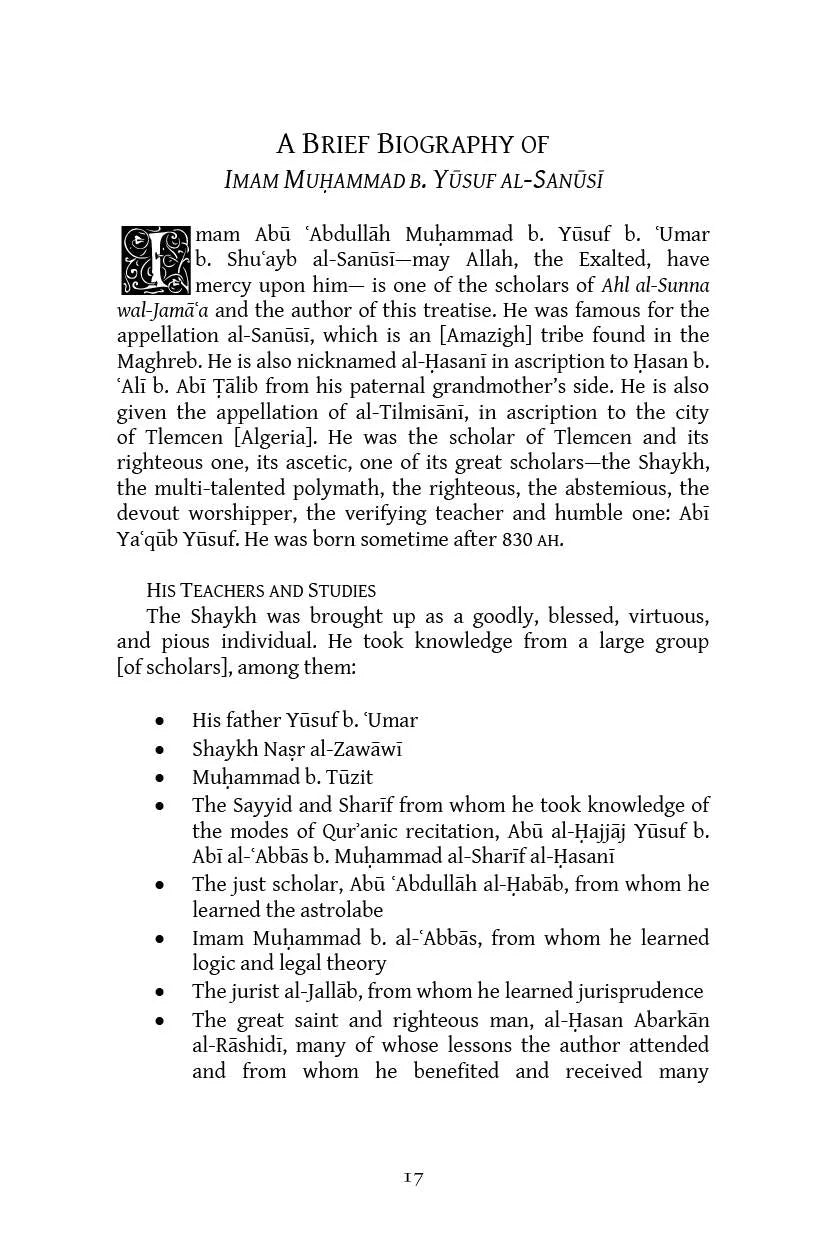 the-most-beautiful-names-imam-muhammad-al-sanusi