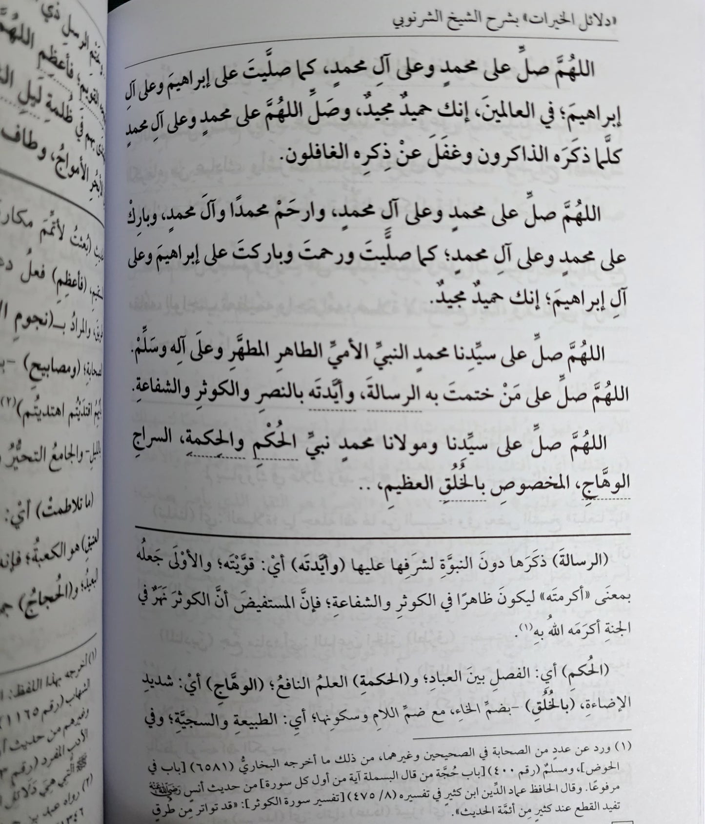 Dalā’il al-Khayrāt uitleg al-Sharnūbī  دلائل الخيرات شرح الشرنوبي