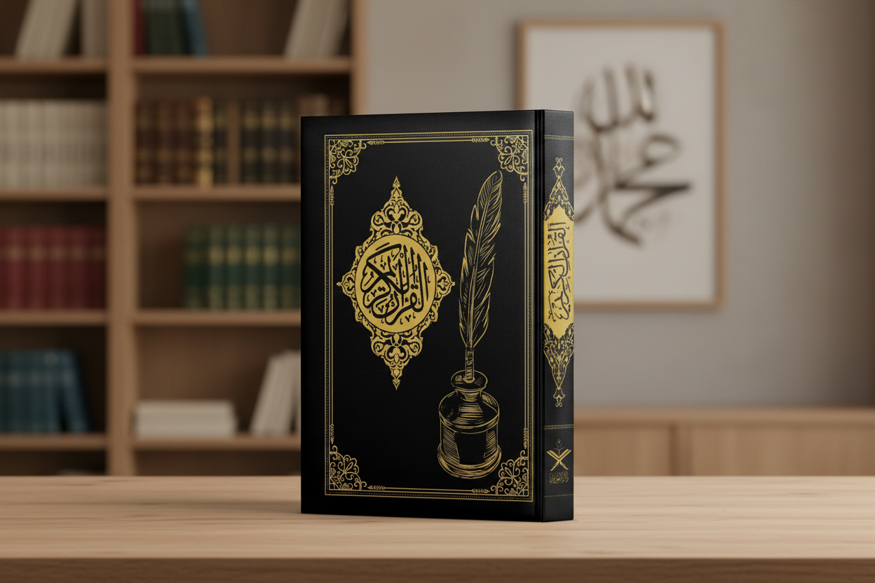 Educatieve Schrijf-Mushaf – Qurʾān met Overtrekhulp voor Hifz en Arabisch Schrift