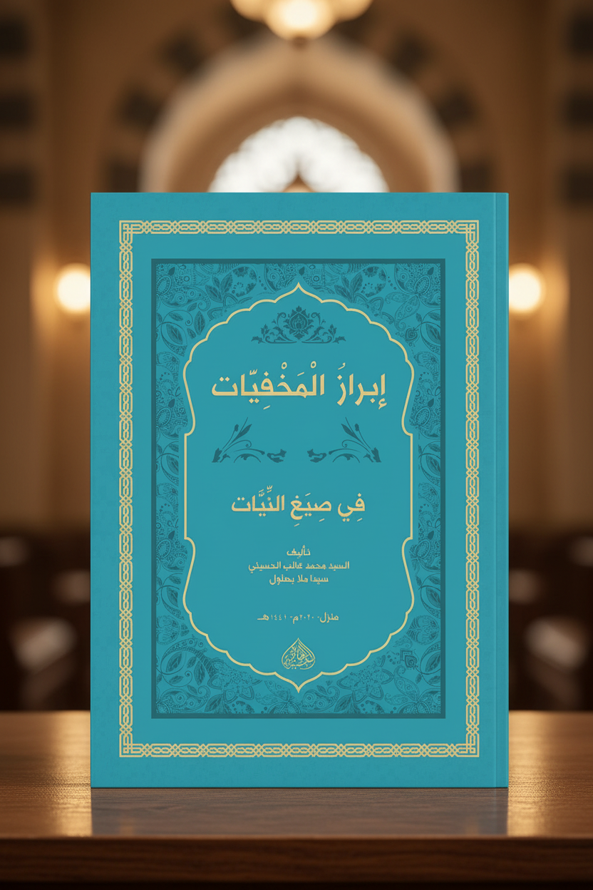 Titel: إبراز المخفيات في صيغ النيات | Ibrāz al Makhfiyyāt fī Ṣiyagh al Niyyāt