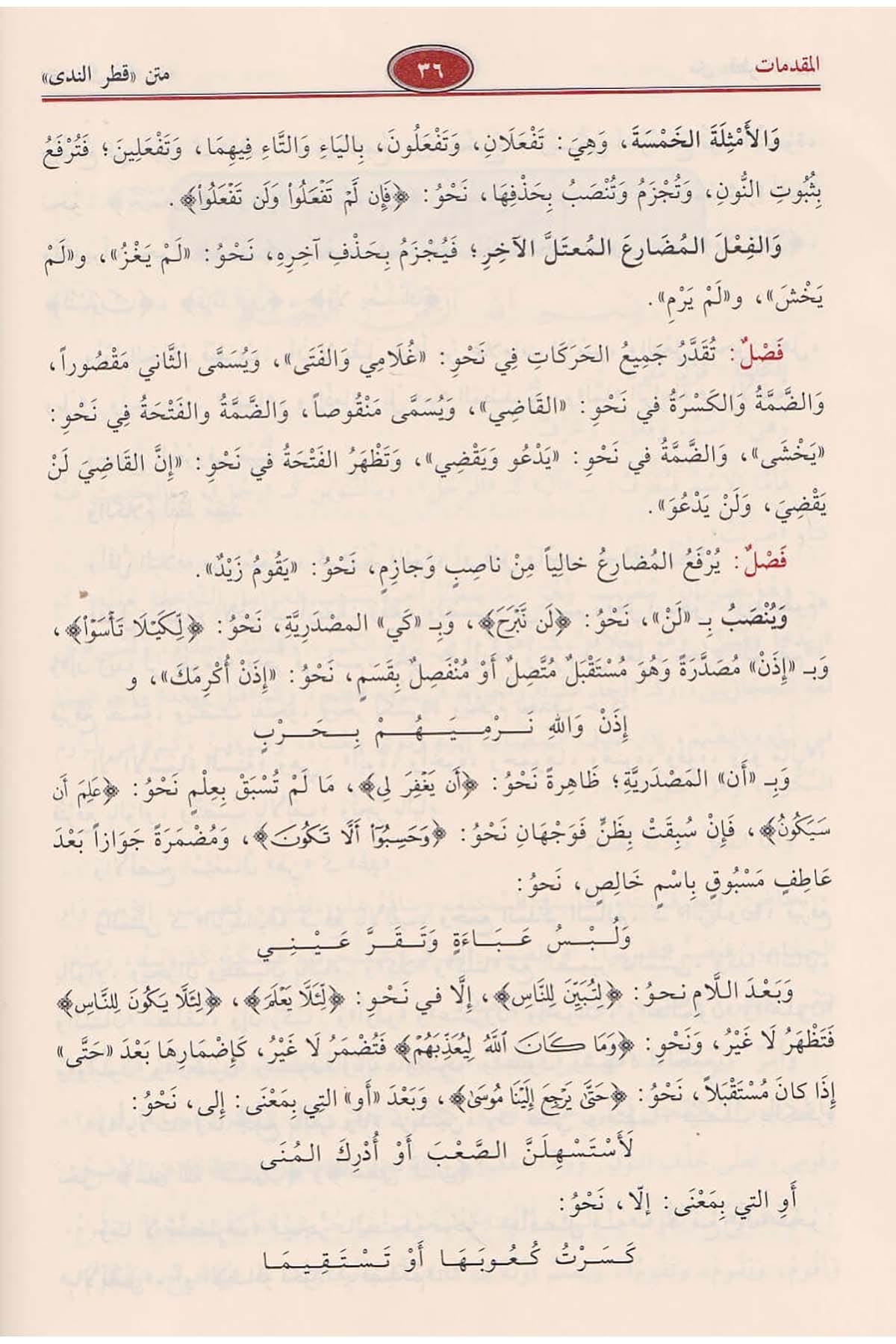 Sharḥ Qaṭr al-Nadā wa Ball al-Ṣadā